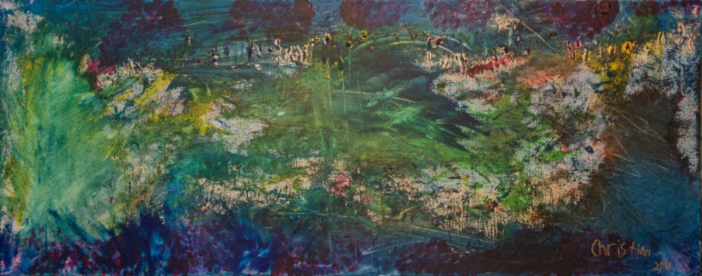 ‘No Boundaries,’ acrylic