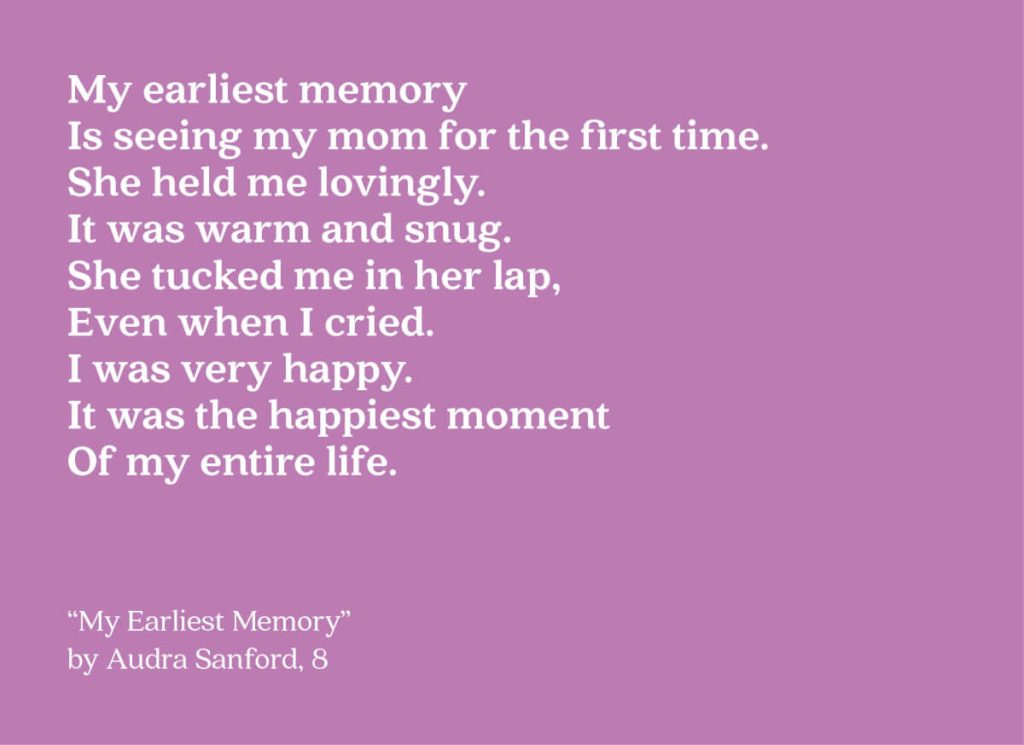 earliest memory